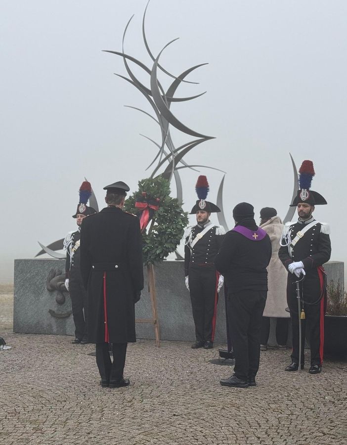I carabinieri hanno ricordato la tragedia del 14 dicembre 1998 a Volpiano