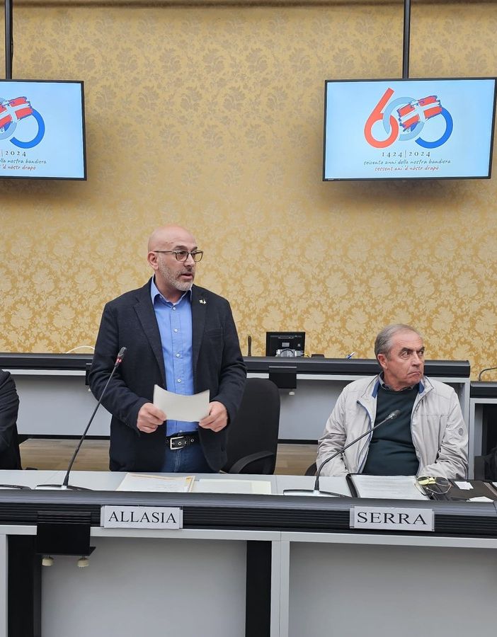 Il presidente del Consiglio regionale Stefano Allasia