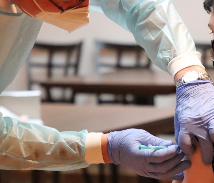 Vaccino somministrato a un bambino