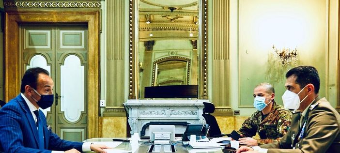 Cirio e il generale Figliuolo Cirio e il generale Figliuolo