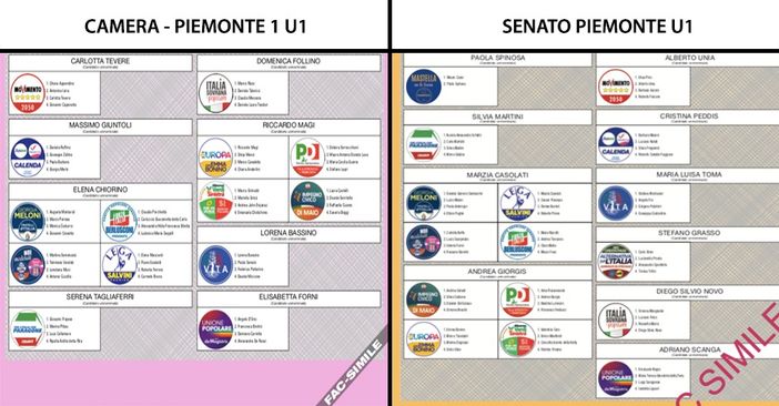 schede fac simile