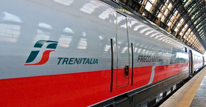 Il Frecciarossa in un'immagine di repertorio Il Frecciarossa in un'immagine di repertorio