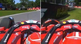 Gp Canada, Leclerc contro il muro con la Ferrari - Video Gp Canada, Leclerc contro il muro con la Ferrari - Video