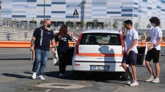 Prove di guida sicura per i giovani volontari di Anpas Piemonte