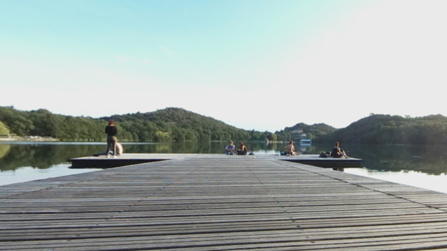 piattaforma lago sirio - foto d'archivio piattaforma lago sirio - foto d'archivio