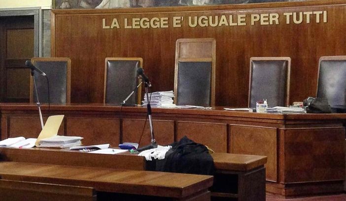 aula di tribunale - foto di repertorio