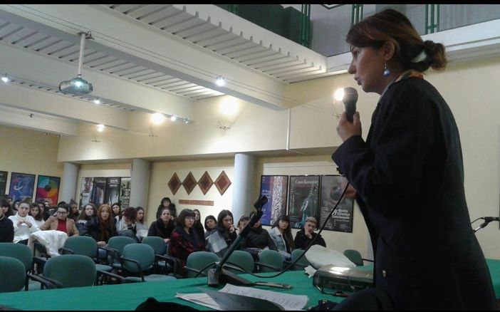 Un momento della lezione