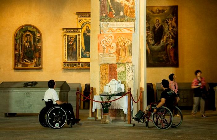 persone disabili al museo