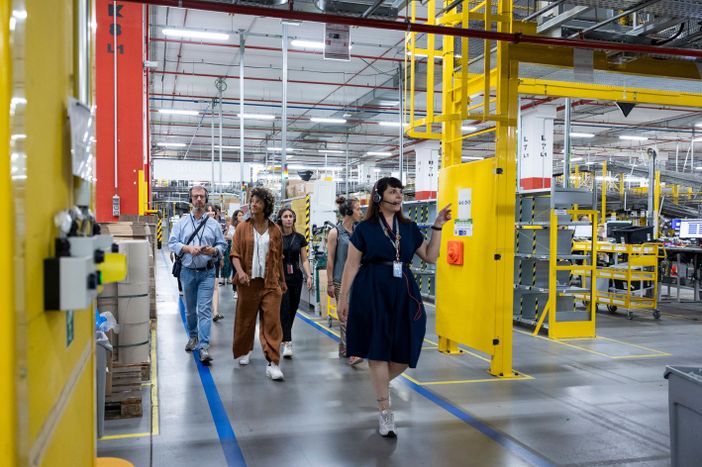 Sara Gama in visita al centro di Torrazza Piemonte