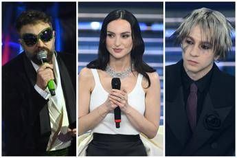 Sanremo, le pagelle ai look della finale: Arisa pigliatutto, Chiello goth e Dargen scalzo