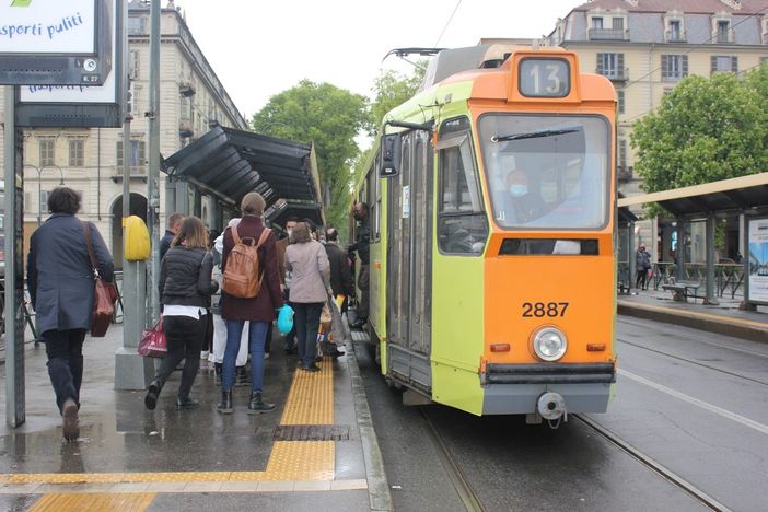 tram della Gtt - foto di repertorio tram della Gtt - foto di repertorio