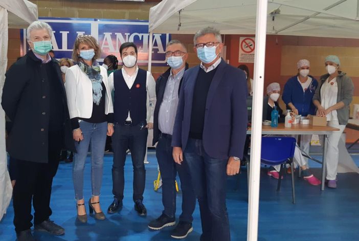 Coronavirus: attivo da oggi il centro vaccini al Palalancia di Chivasso