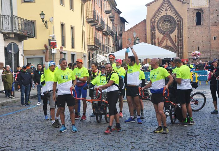 Un momento del Trail delle Colline