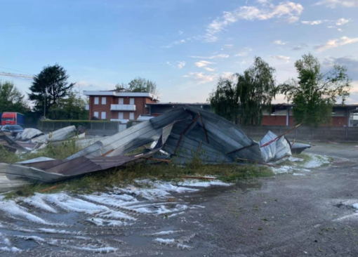 Crescentino: grandinata e vento devastanti. Ora è la conta dei danni Crescentino: grandinata e vento devastanti. Ora è la conta dei danni