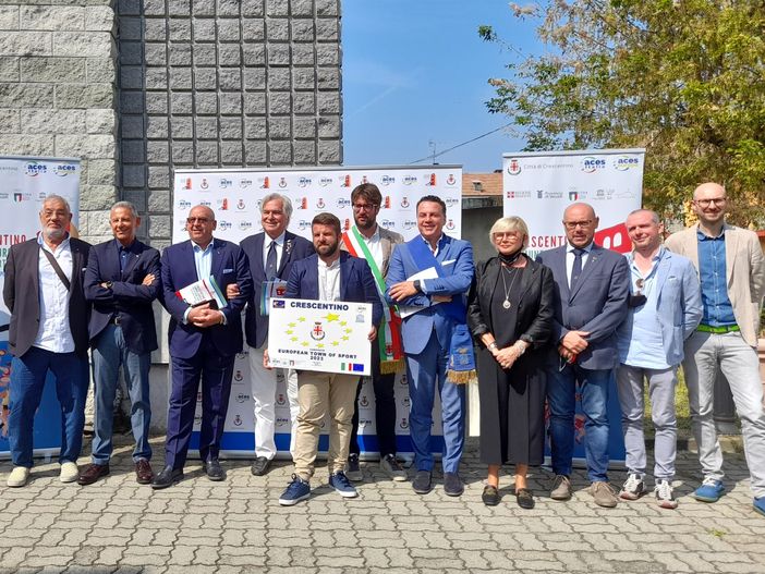 Un momento della visita della delegazione Un momento della visita della delegazione