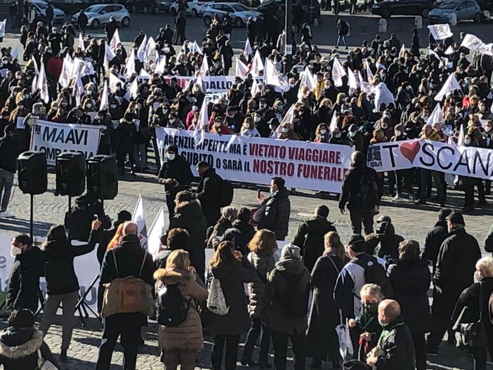 Manifestazione in piazza a Roma