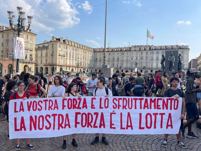 Protesta sindacale in piazza