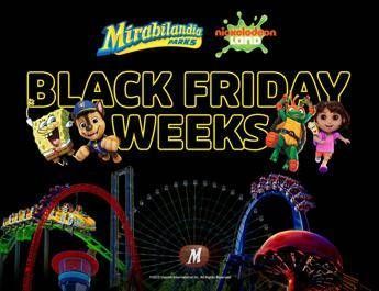 Mirabilandia, al via le 'Black friday weeks'