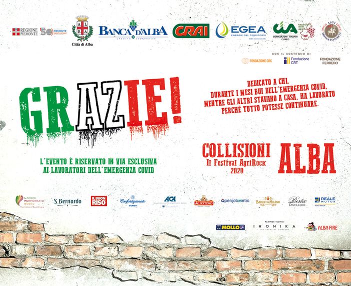 Al via il festival “GRAZIE” di Collisioni