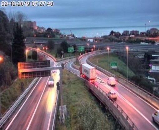 Riaperta questa mattina l'autostrada A6 Torino-Savona