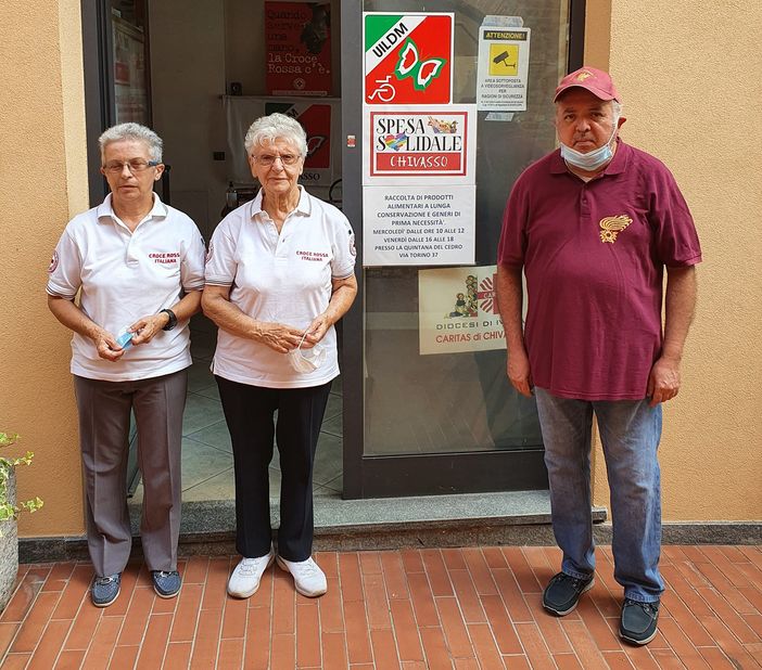 Alcuni dei volontari del progetto