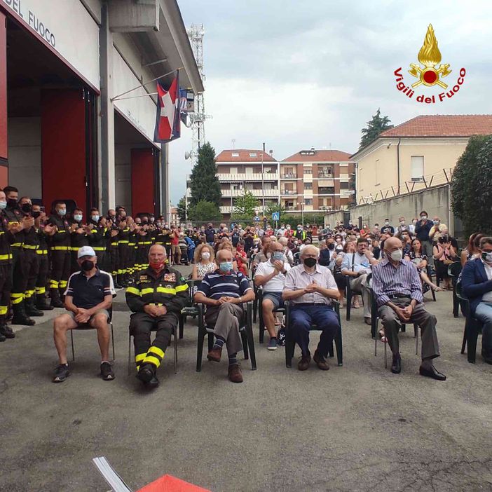 Rivarolo Canavese: inaugurata la nuova struttura per l'addestramento dei vigili del fuoco Rivarolo Canavese: inaugurata la nuova struttura per l'addestramento dei vigili del fuoco