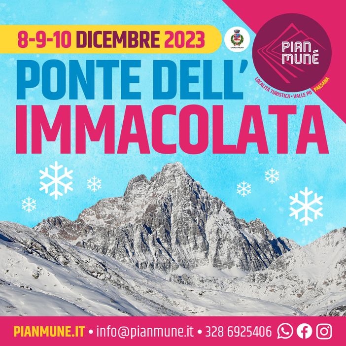 Pian Munè di Paesana: Ponte dell’immacolata sulla neve