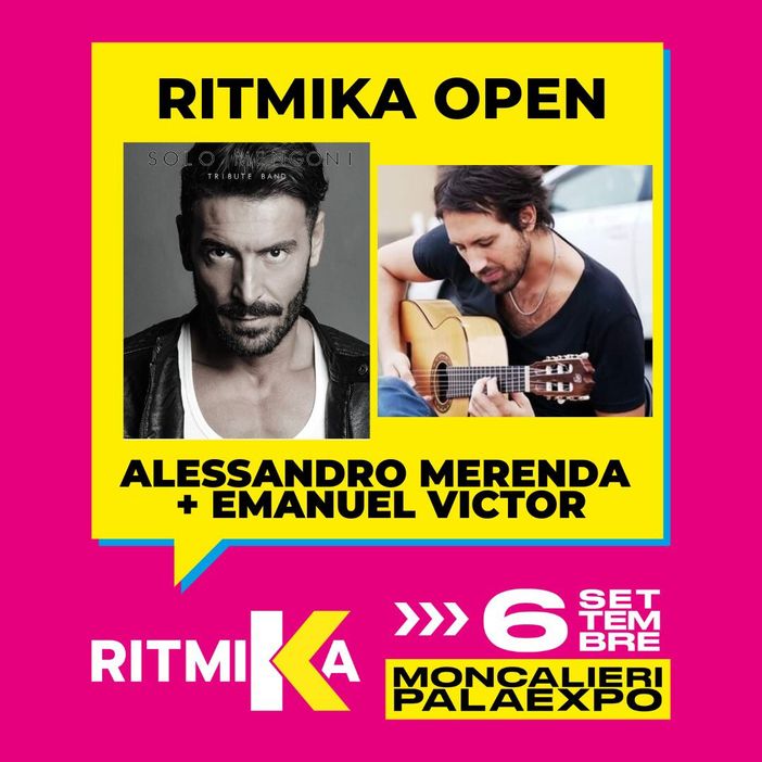 Ritmika 2022: nella serata inaugurale il “Mengoni Tribute” con Alessandro Merenda ed Emanuel Victor
