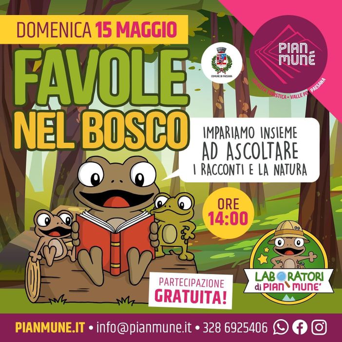 Pian Munè di Paesana: favole nel Bosco Pian Munè di Paesana: favole nel Bosco