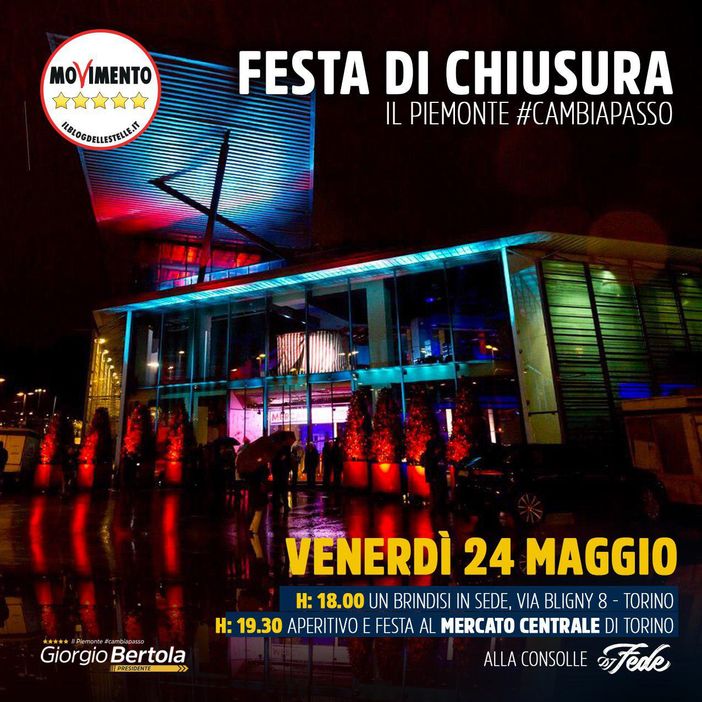 L'agenda elettorale di Giorgio Bertola per venerdì 24 maggio L'agenda elettorale di Giorgio Bertola per venerdì 24 maggio