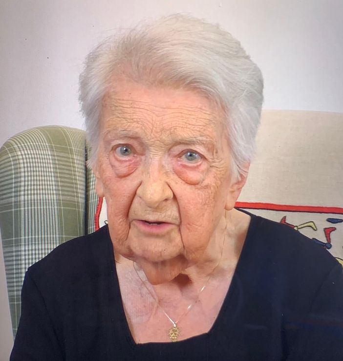 Giovanna Pons durante l'intervista del 2022 inclusa nel docufilm a lei dedicato