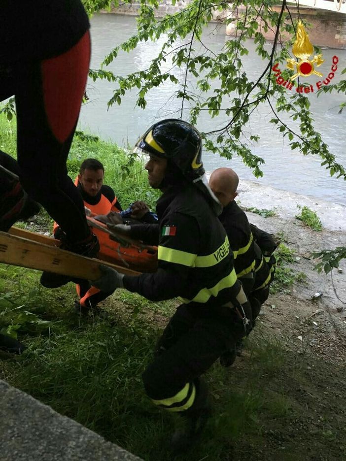 Tragedia a Rondissone: uomo trovato morto nel fiume Orco