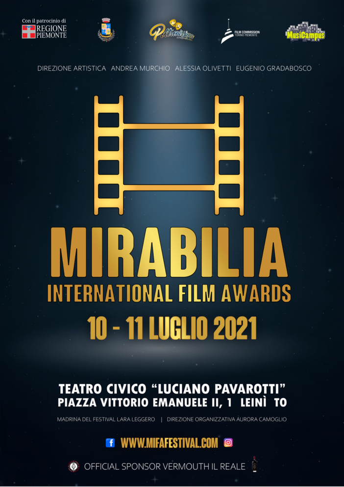 Nel prossimo weekend si chiuderà a Leinì il Mirabilia International Film Awards Nel prossimo weekend si chiuderà a Leinì il Mirabilia International Film Awards