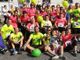 I ragazzi di Hope Running e, sotto, Roberto Ecosse