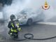 Auto in fiamme, temporaneamente chiuso al traffico il raccordo Torino-Caselle
