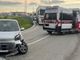 Settimo, scontro tra due auto al casello: disagi per la circolazione