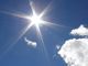 sole con una nuvola