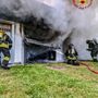Incendio in un garage di Chivasso
