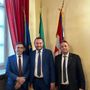I consiglieri Sergio Bartoli. Silvio Magliano e Mario Salvatore Castello