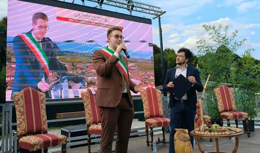 L'inaugurazione della Sagra della Noce e della Frutta a guscio dello scorso anno