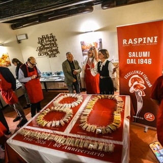 Celebrazioni per gli 80 anni di Raspini