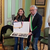 Chivasso celebra la campionessa italiana di nuoto Lara Ariagno Chivasso celebra la campionessa italiana di nuoto Lara Ariagno