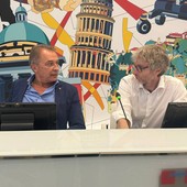 L'assessore Paolo Bongioanni con Stefano Mossino L'assessore Paolo Bongioanni con Stefano Mossino