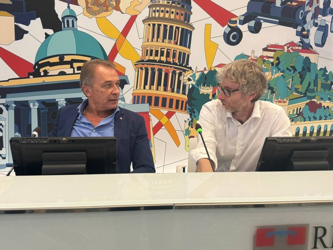 L'assessore Paolo Bongioanni con Stefano Mossino