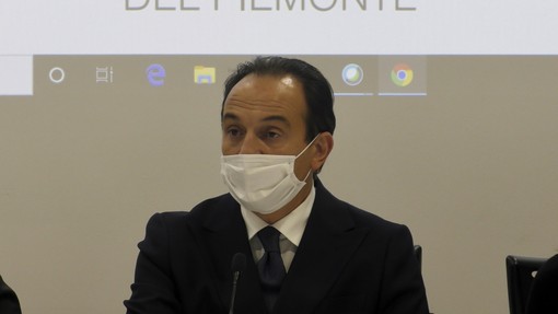 Il presidente Cirio Il presidente Cirio