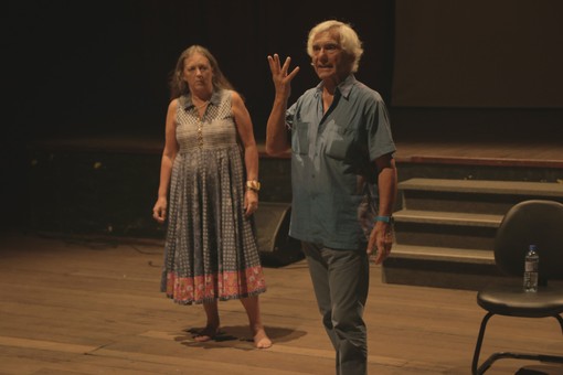 Teatro: Eugenio Barba e Julia Varley a Chivasso per ricevere la cittadinanza onoraria Teatro: Eugenio Barba e Julia Varley a Chivasso per ricevere la cittadinanza onoraria