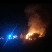 Incendio in frazione Torassi a Chivasso