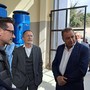 Il sopralluogo alle opere idrauliche del Piemonte