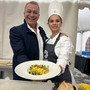 L'assessore regionale Paolo Bongioanni e la chef cuneese Silvana Musej