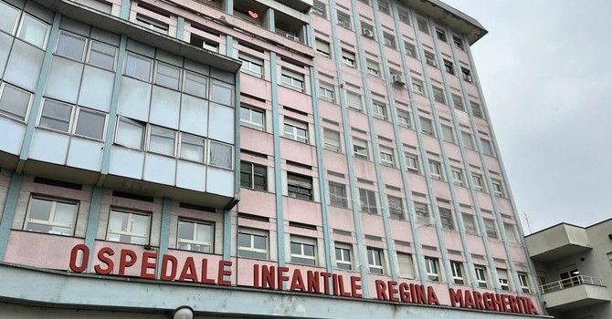 Una immagine dell'ospedale infantile Regina Margherita
